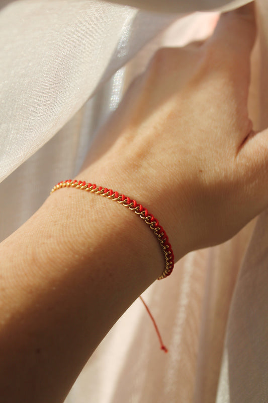 pulsera leyenda del hilo rojo