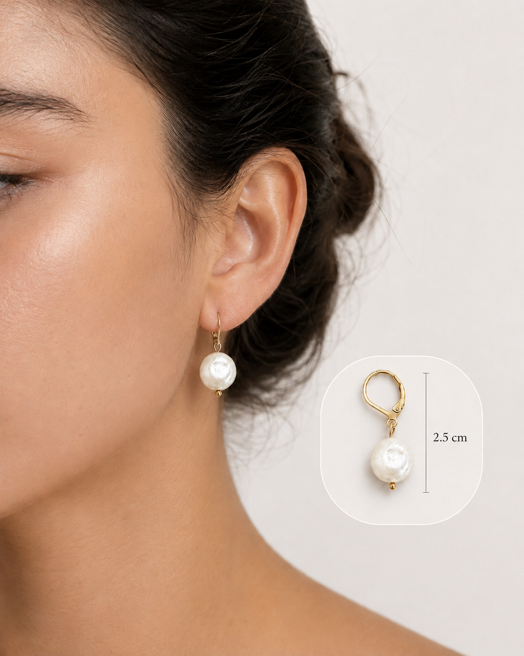 Stoowolf White Earrings